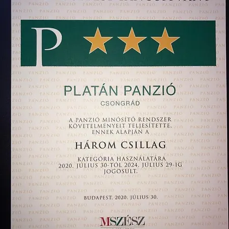Platan Panzio Bed & Breakfast 3*